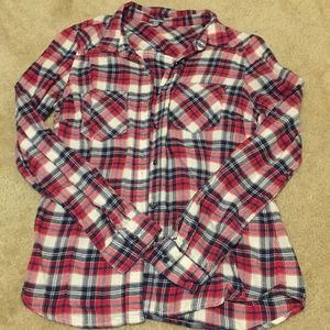 $5 Plaid button down Charlotte Russe
